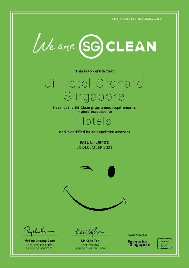 Ji Hotel Orchard سنغافورة المظهر الخارجي الصورة